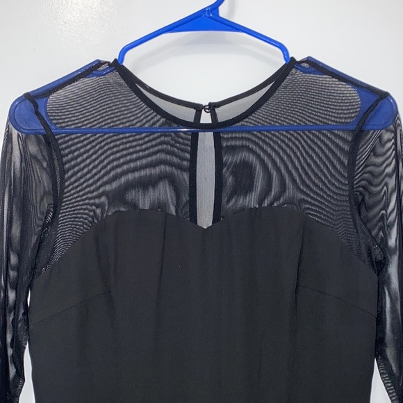 Express black romper - long sheer sleeves - Picture 3 of 4